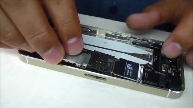 آموزش تعمیرات موبایل - تعویض آی سی شارژ آیفون 5S