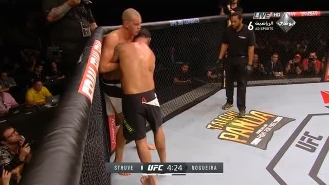 UFC 190 Struve vs Rodrigo Nogueira - Round 2