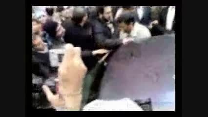 اعتراض دانشجویان پلی تکنیک و فرار احمدی نژاد...))