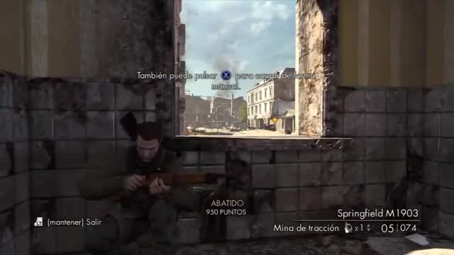 گیم پلی بازی تک تیز اندازه نخبه Sniper Elite V2
