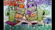 نقاشی از لاکپشت های نینجا