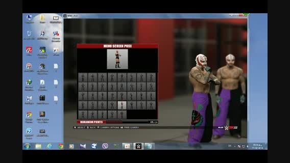 آموزش تغیر لباس ری مستریو در WWE 2K15