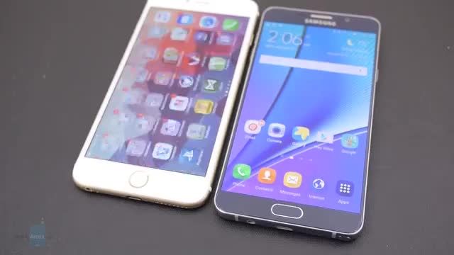 Samsung Galaxy Note5 vs Apple iPhone 6 Plus
