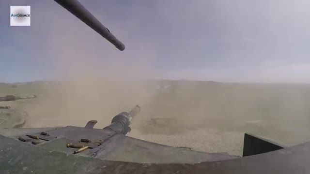 M1A1 Abrams 120mm Smoothbore Cannon in Action
