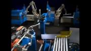 تولید لوله اگزوز توسط ربات ها