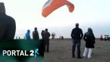 سقوط پاراموتور در دریای خزر(ایران)