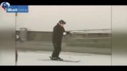 فیلم: اسکی رئیس جمهور روسیه از قله 1435 متری