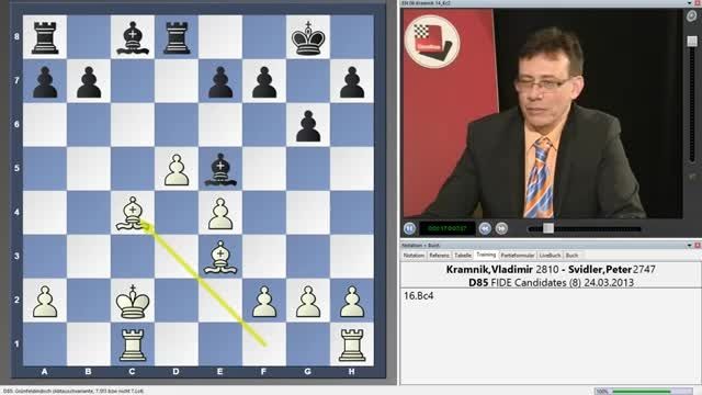 فیلم آموزشی شطرنج برد در برابر دفاع گرونفلد chessok.ir