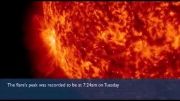 ناسا تششعات ناگهانی بر سطح خورشید را ثبت کرد