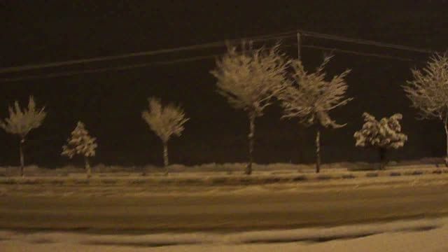شب زیبای برفی