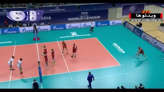 روسیه ۱-۳ ایران؛ لیگ جهانی والیبال ۲۰۱۵