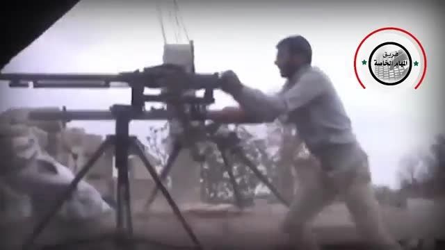 عاقبت وهابی که قصد شکار تانک ارتش سوریه را کرد ...