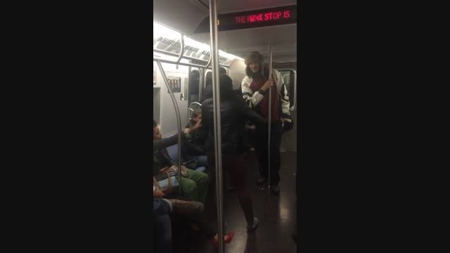 درگیری در مترو نیویورک