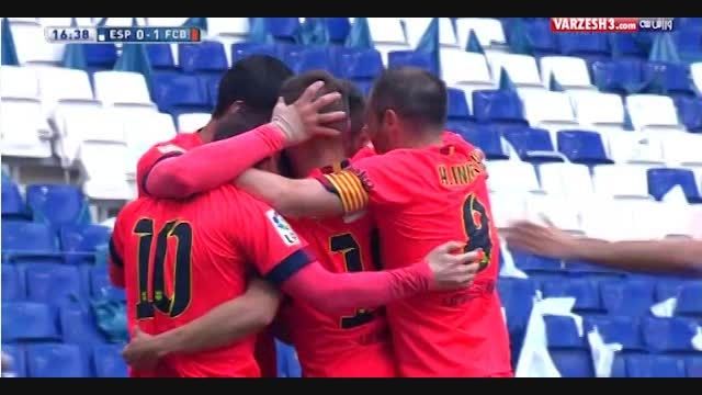 بارسلونا 2 اسپانیول 0 (گلهای بازی)