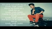 Bruno Mars - Grenade with lyrics on screen عاشقانه ای زیبا