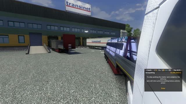 پارک کردن تریلر در بازی ETS 2
