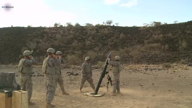 تمرین شلیک با خمپاره انداز - ارتش ایالات متحده