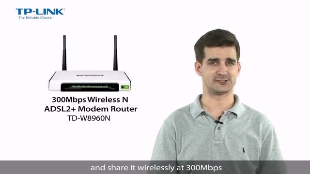 TP-LINK&#039;s 300Mbps Wireless N ADSL2+ Modem Router TD-W89