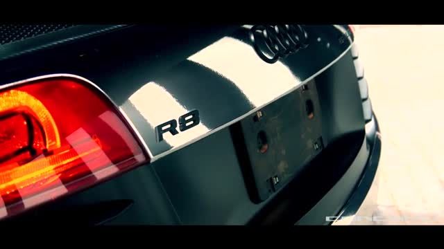 Audi R8 کرومی با رینگ Concavo