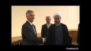 دیدار حسن روحانی و رئیس جمهور سوئیس