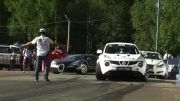 درگ ریس bugatti veyron و nissan juke-r - درگ تایمز