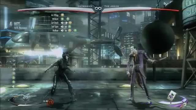 Injustice gau : catwoman combo