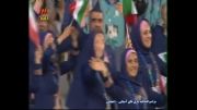 ورود ورشکاران ایران در افتتاحیه مسابقات آسیایی-اینچئون