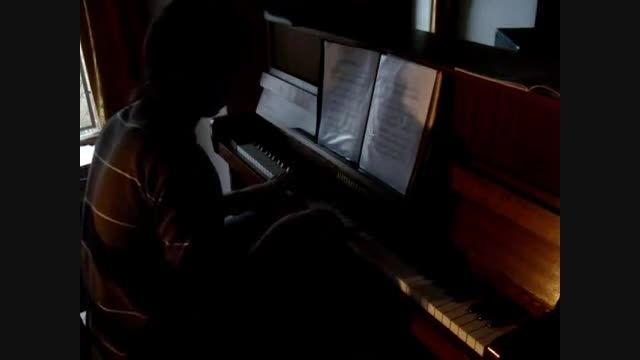 نواختن موسیقی فیلم بی وفا(Unfaithful) با پیانو (آماتور)
