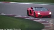 صدای اگزوز لامبورگینی Lamborghini Aventador-بک فایر