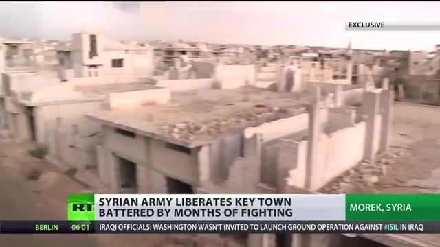 گزارش از مناطق ازاد شده ی مورک - سوریه