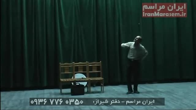 تئاتر دفاع مقدس با اجرای کرمی هنرمند استان فارس