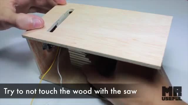 درست کردن دستگاه برش چوب! با لوازم ساده!
