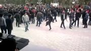 رقص آذری با هنرنمایی جوانان پر شور آذری