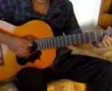 اجرای گیتار توسط علی زارع از آباده  آزاد- جان مریم- abadeh99