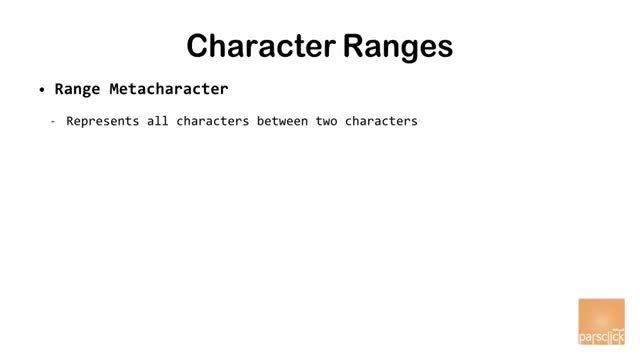 معرفی Character Range در RegEx عبارت با قاعده