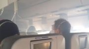 دود در داخل هواپیما