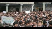 تجمع مردم همدان در اعتراض به سخنان سخیف سعید رضوی فقیه