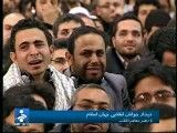 نطق حماسی جوان بحرینی در محضر رهبر انقلاب