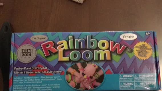 فانی بافت جدید من.  Rainbow loom