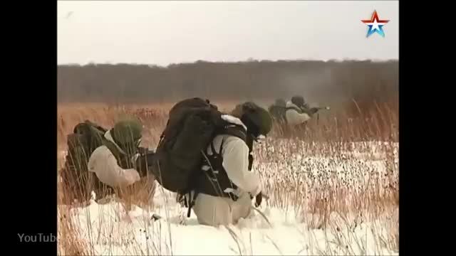 تمرینات نظامی ارتش روسیه در زمستان