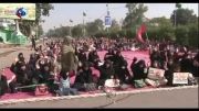 شیعیان پاکستان اعتراض خود را اینگونه اعلام کردند + عکس