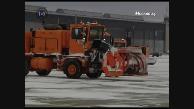 как убирают снег в Аэропорт
