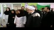 روحانی در  شیرخوارگاه شهید ترکمانی در اربعین حسینی