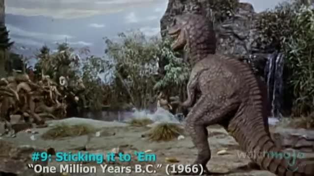 10 سکانس مسخره از دایناسور ها در فیلم ها