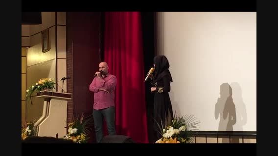 علی مسعودی و اجرای خنده دارش در بازارچه نیکوکاری 10 مهر