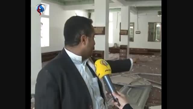 مساجد یمن هم از جنگنده های سعودی در امان نیستند + فیلم