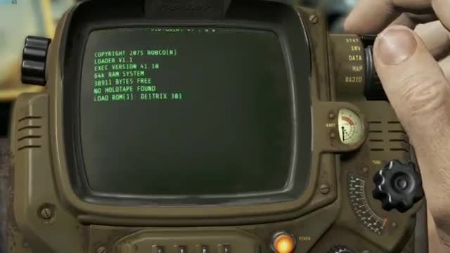 Fallout 4 - Pip-Boy Gameplay