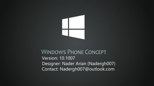 کانسپت جدید ویندوزفون  10.1007 Windows Phone Concept