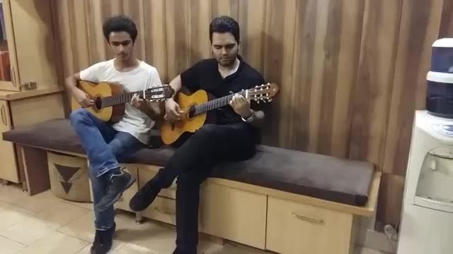حسین آذرنیا،هنرجوی دروه متوسطه گیتار فرزین نیازخانی، آم