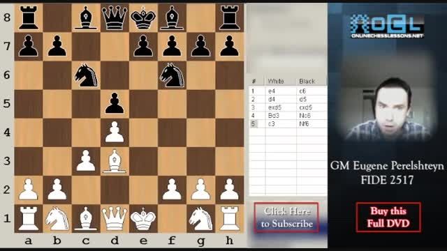 فیلم شطرنج دفاع کاروکان برای سفید chessok.ir